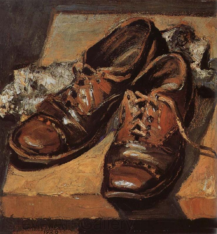 Grant Wood Old shoes